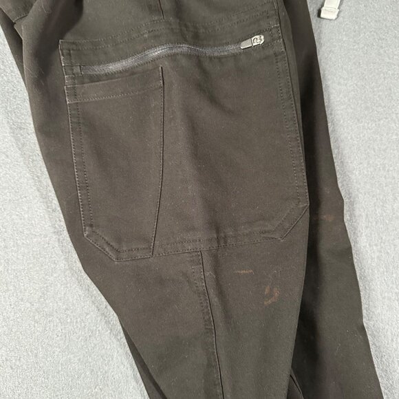 Figs Womens XS Technical Collection Scrub Cargo Pants Black Drawstring Pockets - Picture 12 of 16